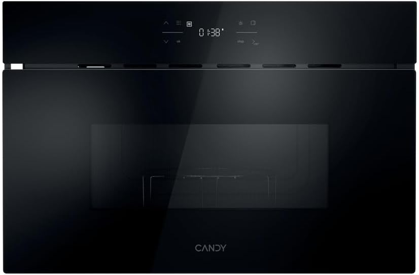 CANDY, Forno da incasso, CA38SMBF7XS, 24 Litri, Nero/Argento, funzione grill