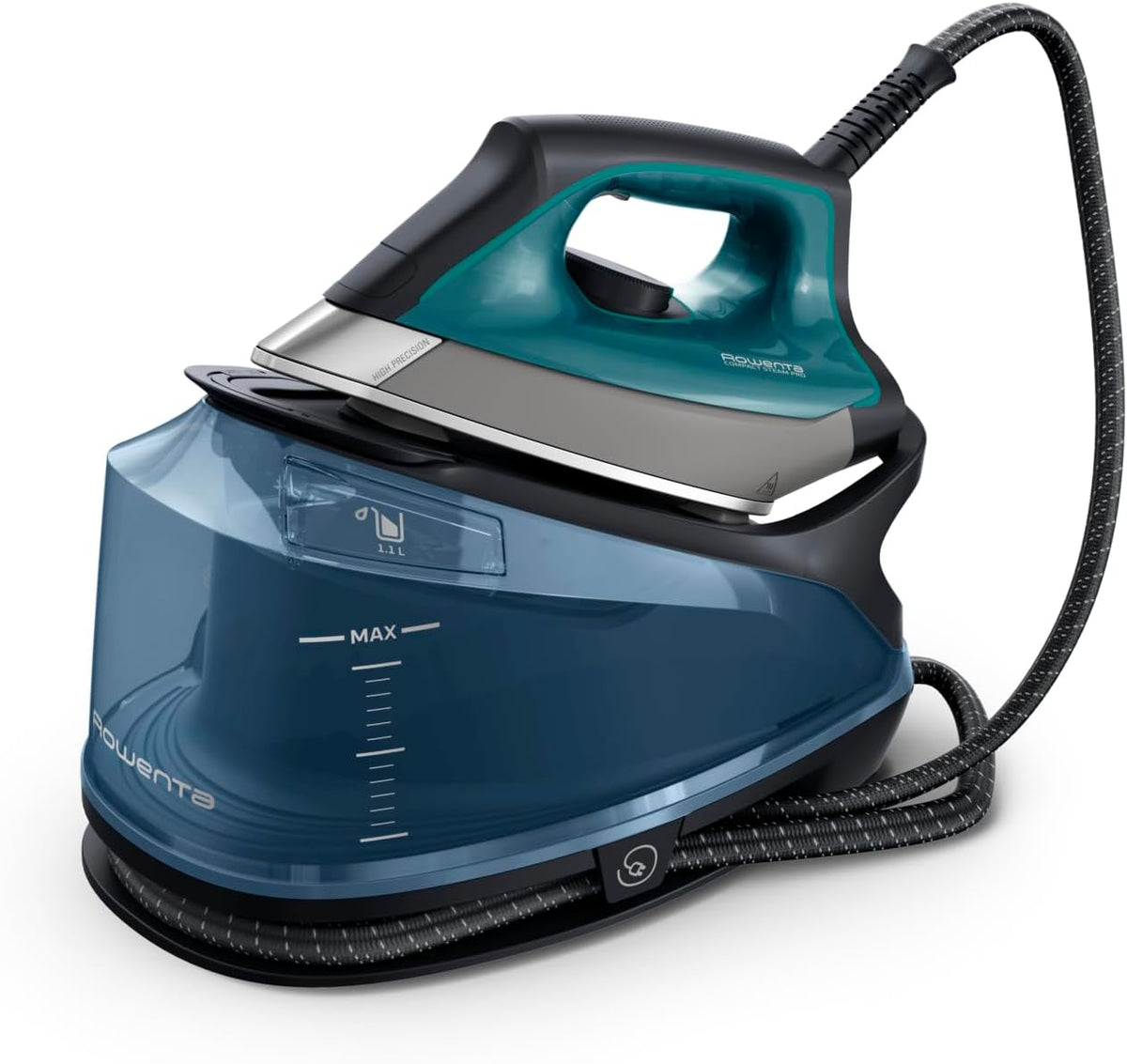 Rowenta, Ferri a caldaia, DG7621, 6.2 Bar, 2200 W, 1,1 Litri, Nero