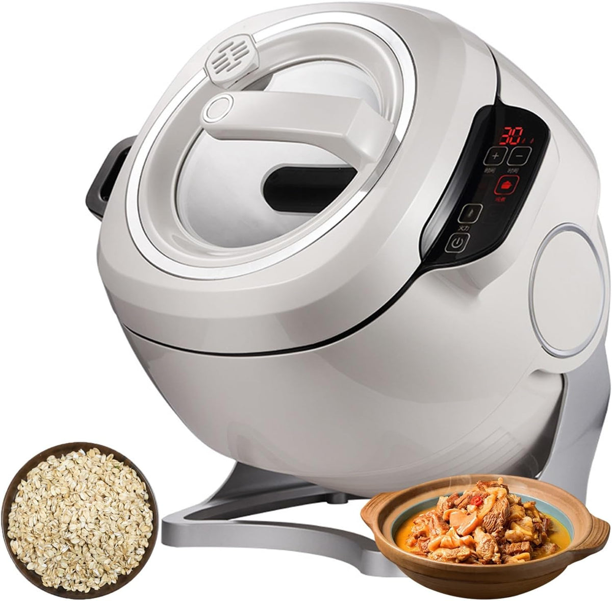 YGWXYYZJ, Hot pot elettriche, 5,45 litri, 2000 W, 7,4 kg, Nero
