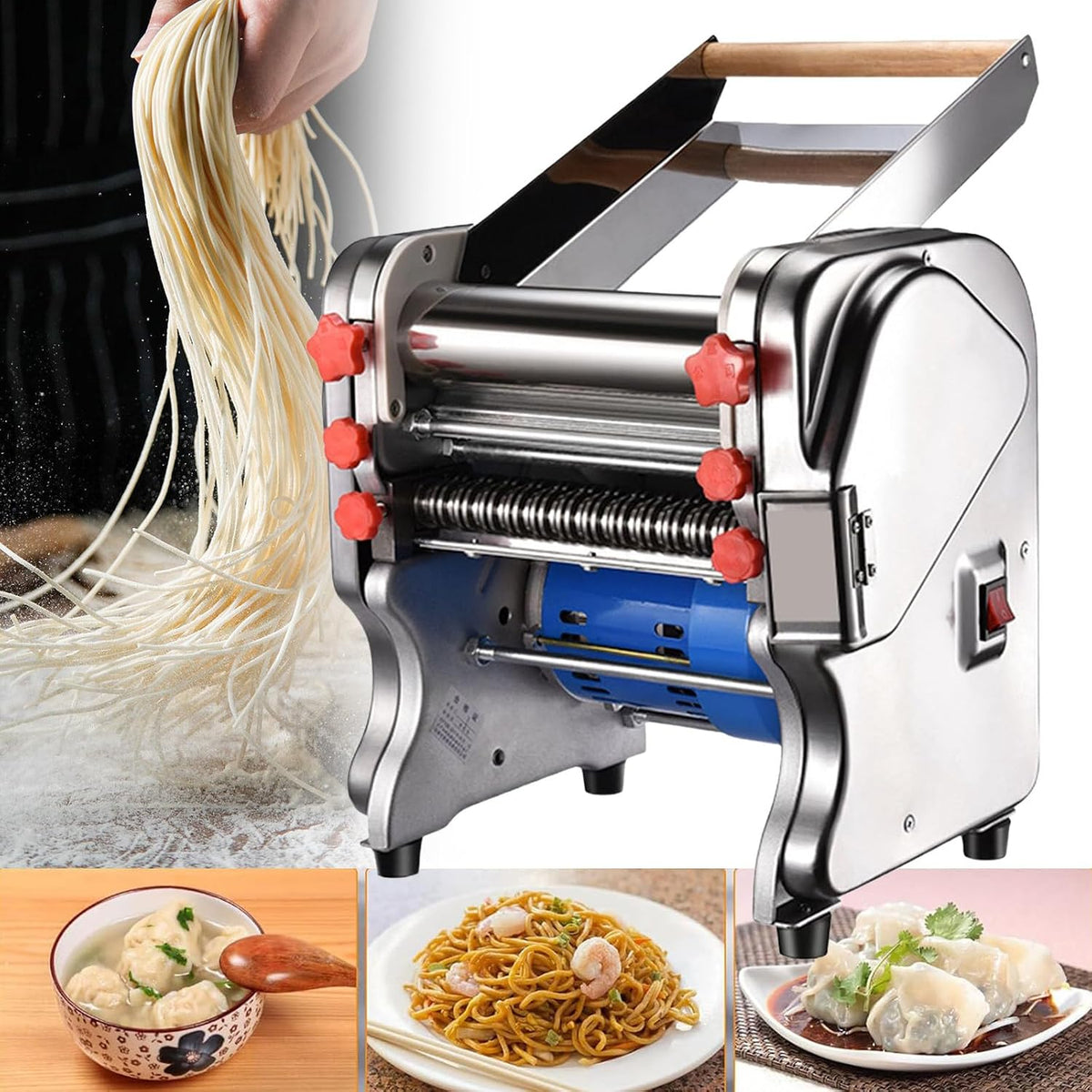 Macchine per la pasta elettriche, Sunseota, 550 W, 16 cm, 25,5 cm, Nero