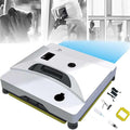UIBAO, Robot aspirapolvere, 240 V, 80 W, 6 m, Nero, acciaio inox, telecomando