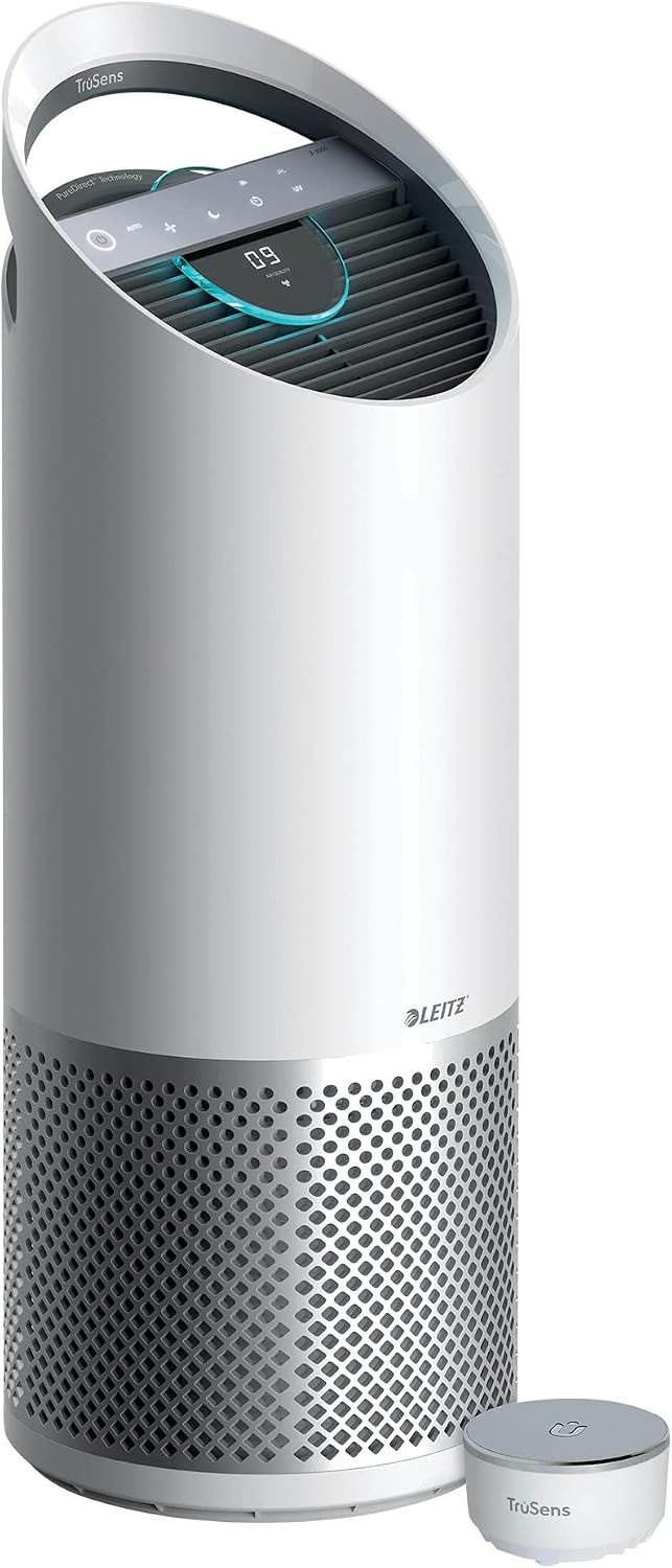 Leitz, Purificatore d'aria, Z-3500H, 60 m, 290 m³/h, Bianco, Wi-Fi, filtro HEPA