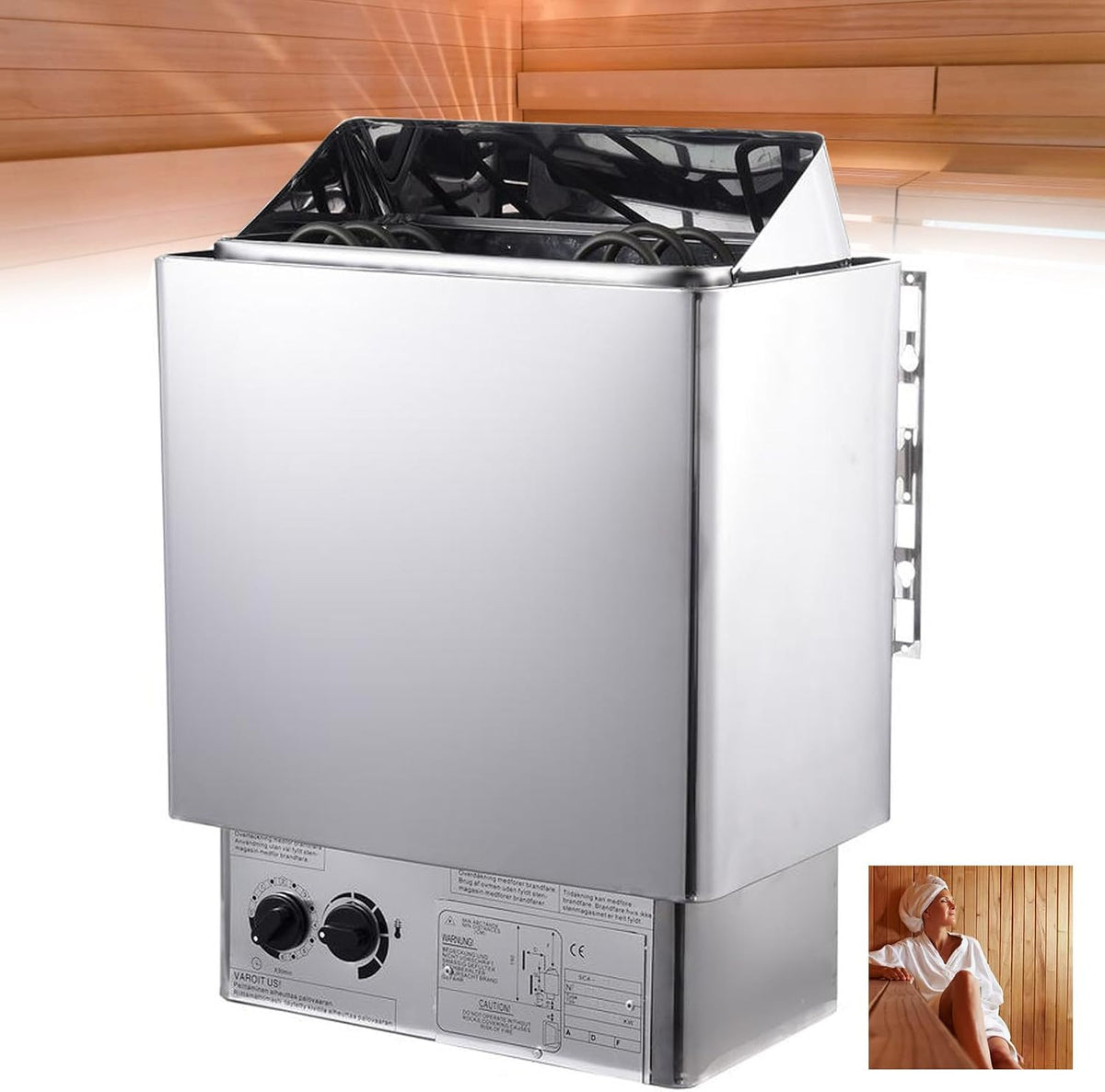 SXYKXYDL, 3 kW, 4 m, 6 m, Argento, acciaio inox, timer