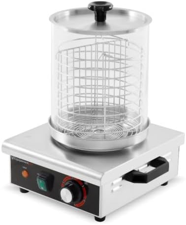 Macchine per Hot Dog, Equipementpro, 0 – 95 °C, 320 x 290 x 410 mm, 450 W, Argento, acciaio inox