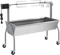 Barbecue elettrici, LoogCape, 128,8 x 55,1 x 100,5 cm, 15 W, Nero, altezza regolabile