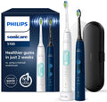 PHILIPS, Spazzolini a tecnologia sonica, HX6851/34, Bianco/Blu, timer