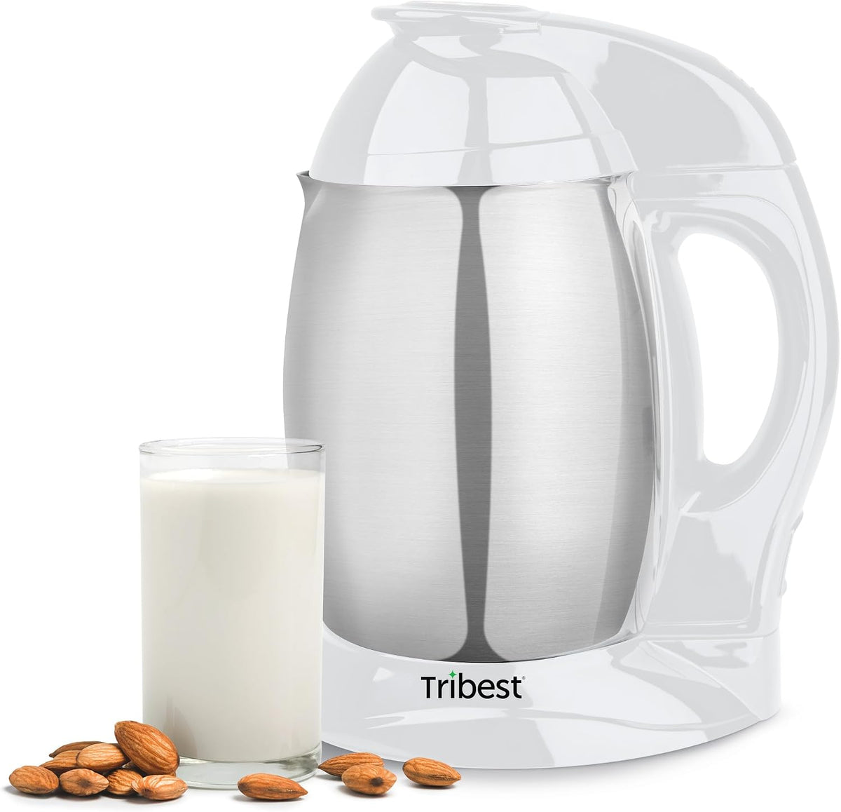 Tribest, Frullini montalatte automatici, SB-130, Bianco/Argento, acciaio inox
