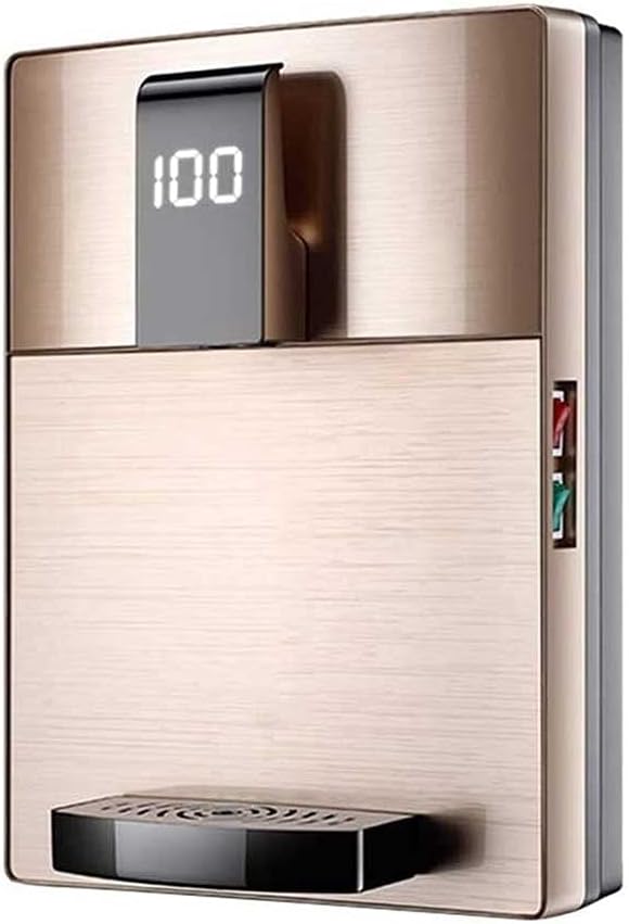 Distributori e fontane d'acqua, KJHYYPP, 2200 W, 220 V, 5 °C, Argento/Oro, illuminazione LED