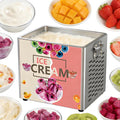 HuanSebesity, Gelatiera, 300 x 240 mm, 330 W, 1,5 cm, Grigio, acciaio inox