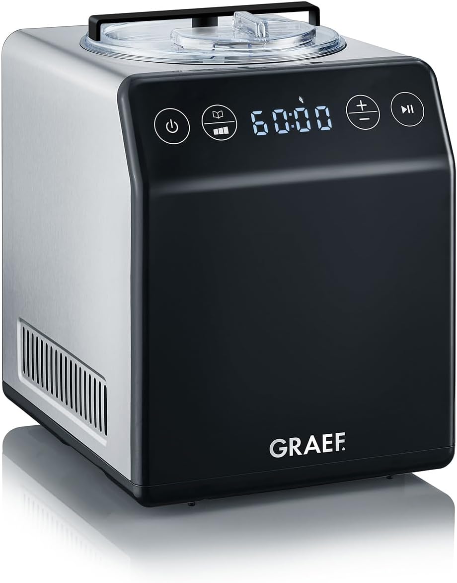 Gelatiera, IM700EU, GRAEF, Argento, acciaio inox, vano contenitore, timer
