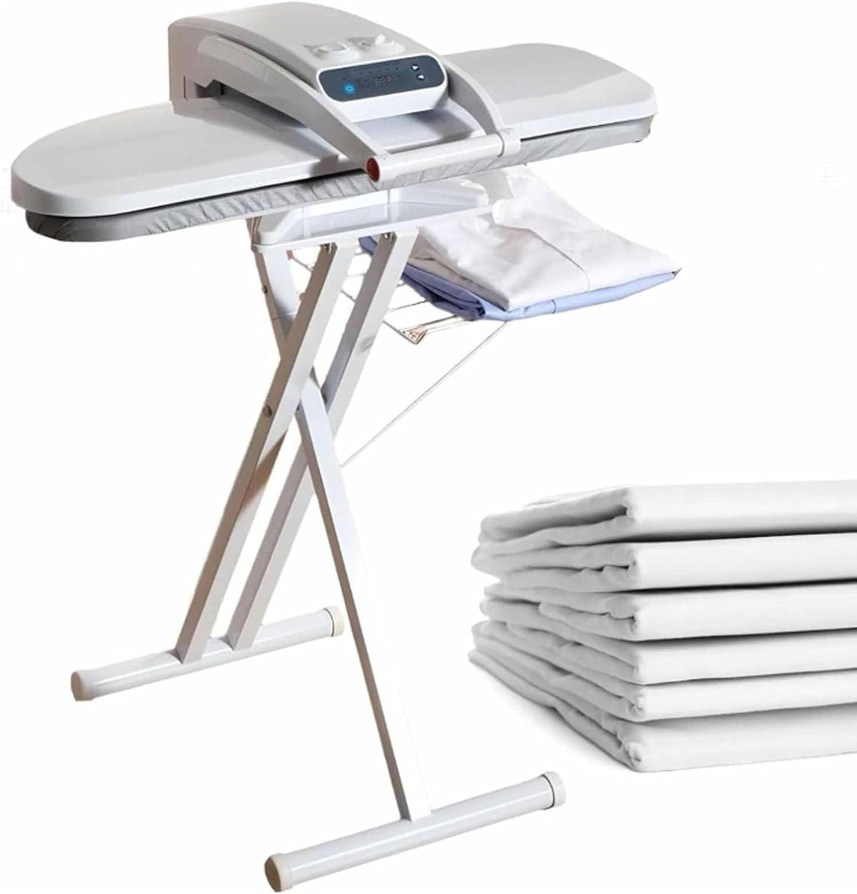 Cashwise, Ferri a vapore, 650 x 240 mm, 1400 W, 12,5 kg, Nero, illuminazione LED