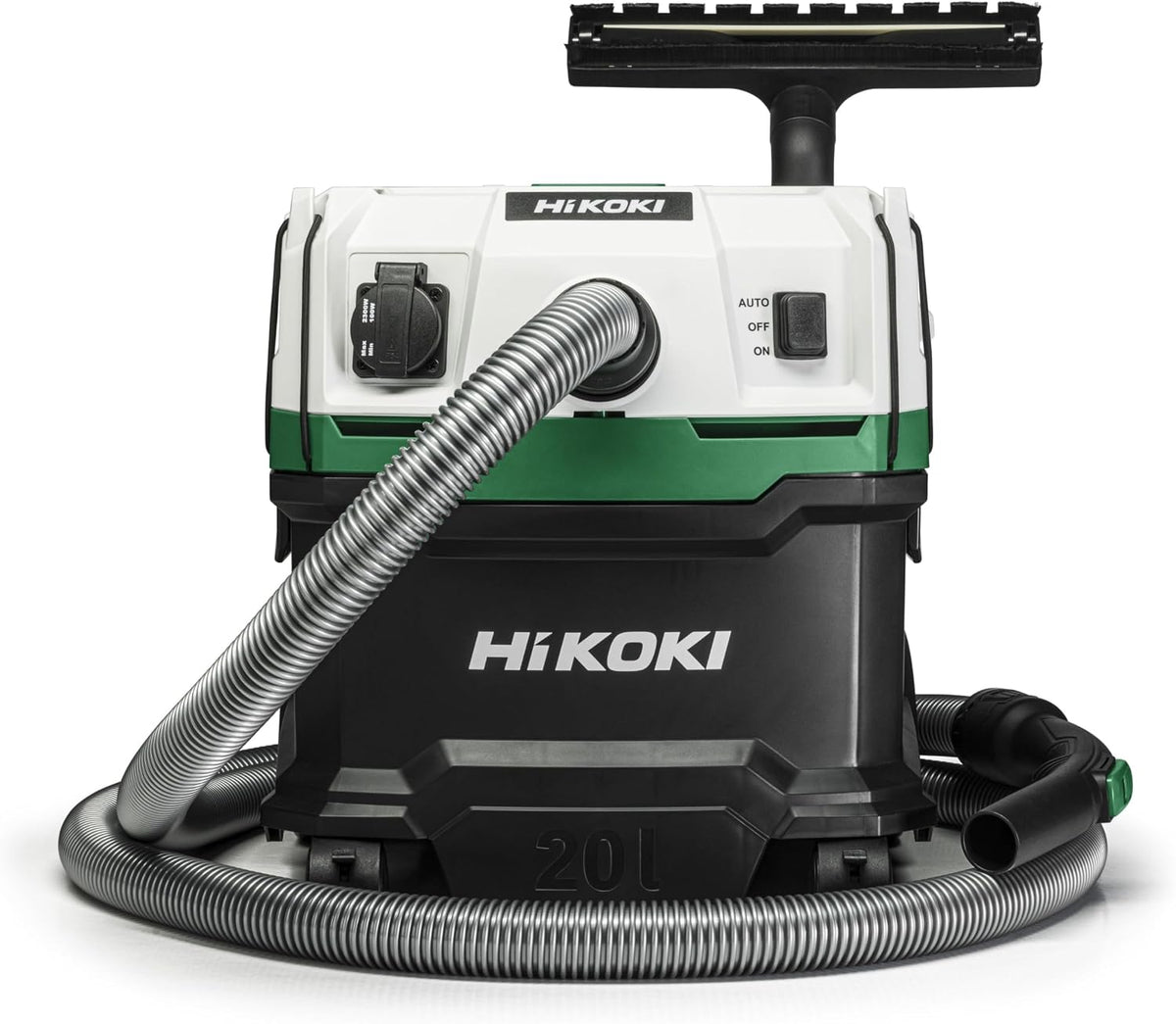 HIKOKI, Aspirapolvere, RP200YLWAZ, 1200 W, 20 litri, illuminazione LED
