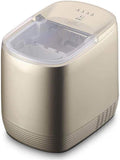 LYDBMYT, Macchina per cubetti di ghiaccio, 8,5 kg, 242 mm, 355 mm, Grigio/Oro, illuminazione LED