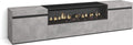 Skraut Home, Mobili, 200x45x35 cm, Nero