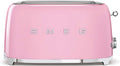 Smeg, Tostapane, TSF02PKEU, 36 mm, 1500 W, 39,4x20,8x21,5 cm, Rosa
