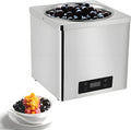 Credenza, YXYLJOZ, 3 L, 600 W, 100 °C, Nero, acciaio inox, vano contenitore