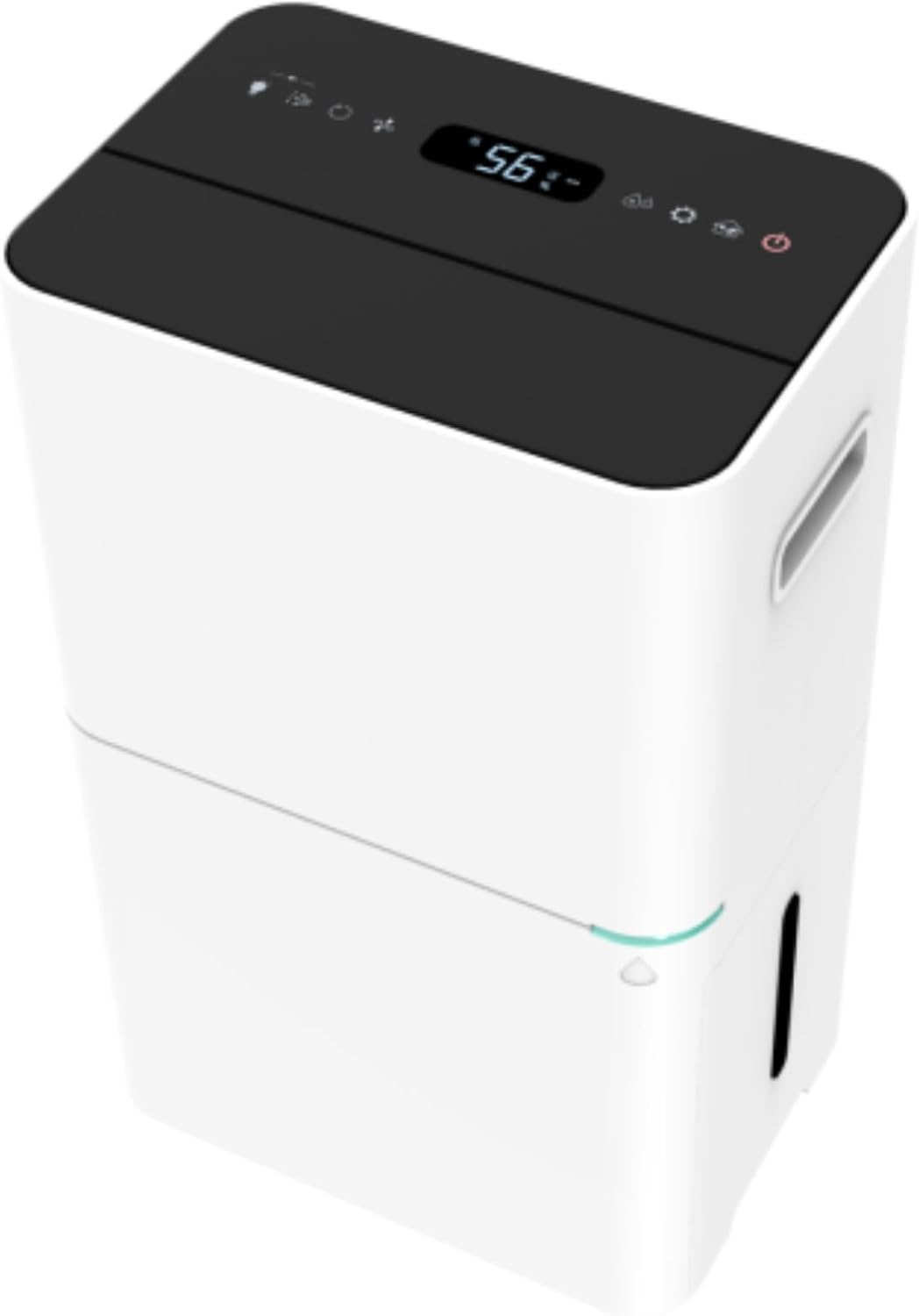 Qlima, Deumidificatore, 20 litri, Bianco, timer, filtro HEPA