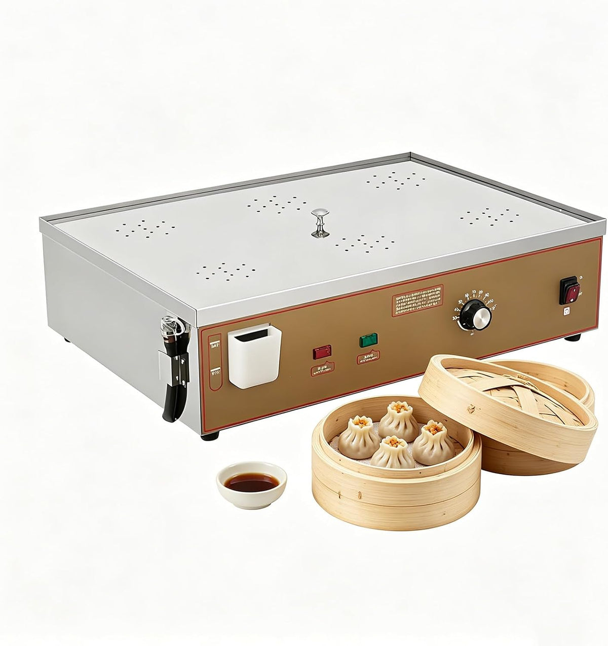 Beachtiful, Vaporiere elettriche, 110 °C, 220 V, 2000 W, Nero, acciaio inox