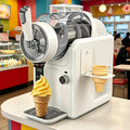 Gelatiera, TozMvi, 2 Litri, 185 W, 399 mm, Bianco, acciaio inox, autopulizia, 5 in 1