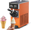 WHIPIN, Gelatiera, 450 W, 2,5 L, 20 × 40 × 51 cm, Arancione, acciaio inox, illuminazione LED