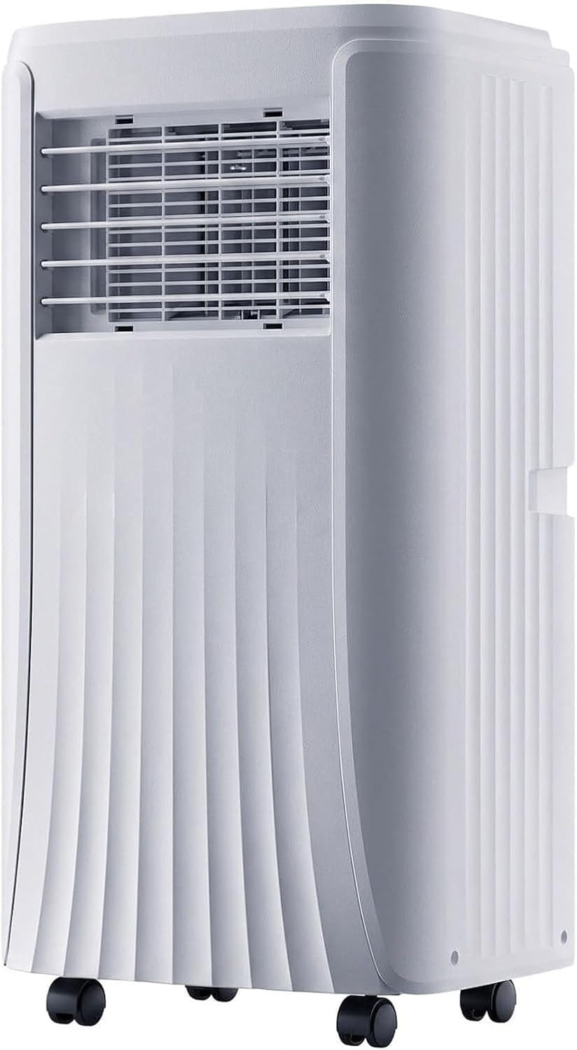 Condizionatore, 10000 BTU, 23 litri, Bianco, telecomando, timer