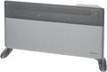 WARMTEC, Stufe elettriche, 2000 W, 80 x 42 x 9 cm, 35 °C, Grigio, illuminazione LED, Wi-Fi, timer, motore inverter, protezione dal surriscaldamento