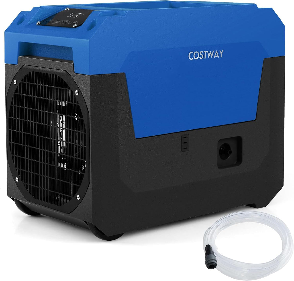 COSTWAY, Deumidificatore, 66 L, 167 m, 56 x 30 x 45 cm, Blu, timer