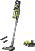 RYOBI, Aspirapolvere, RSVS18BL-1C40G, 18 V, 26,5 cm, 4.0 Ah, Nero, illuminazione LED, funzionamento senza fili