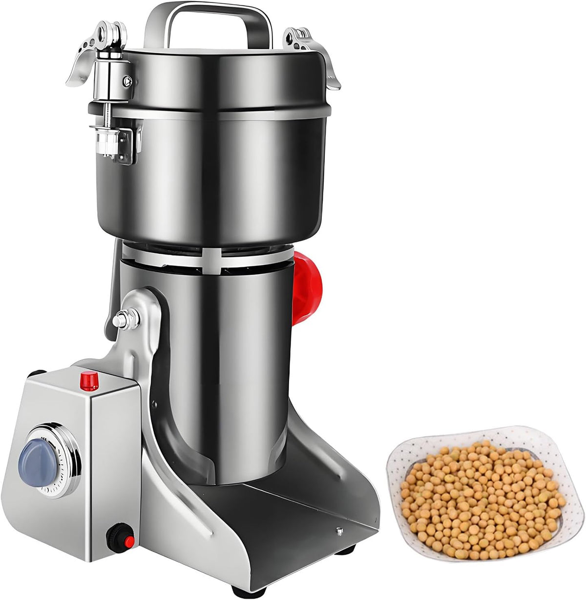 Macinini, UORDBY, 1000 g, 3000 W, 28000 giri/min, Argento, acciaio inox, timer