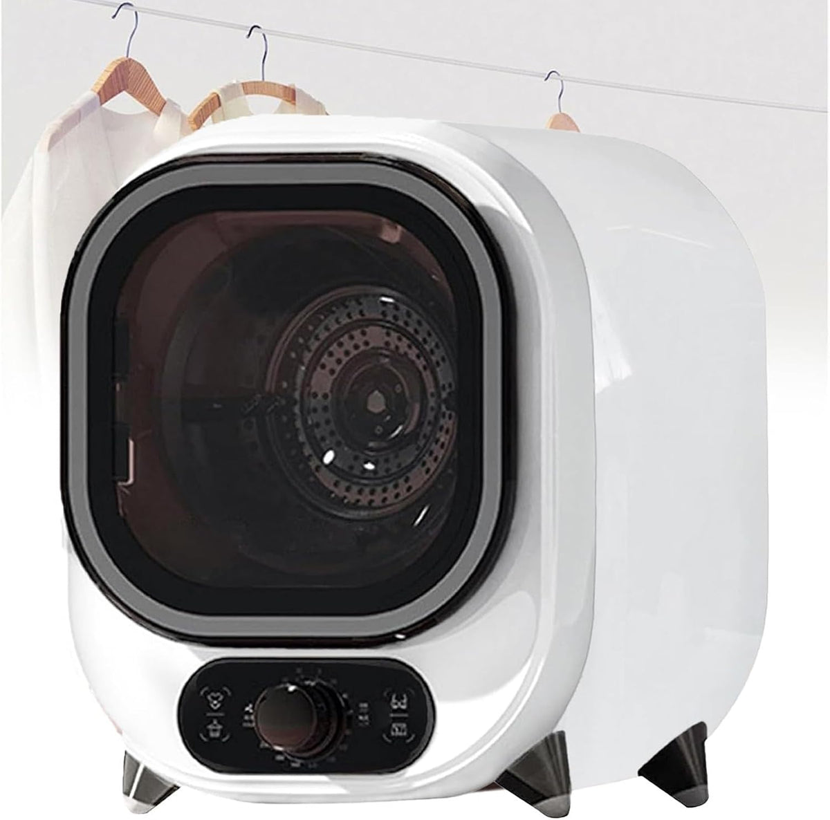 WJQZJDAMAI, Asciugatrice, 0,8 Kg, 450 W, 1,4 m, Argento, acciaio inox