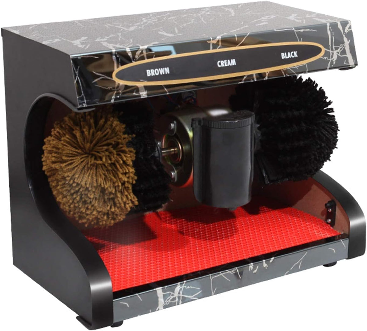 Samnuerly, Spazzole per scarpe, 60 W, 2200 giri/min, 220 V, Oro, acciaio inox