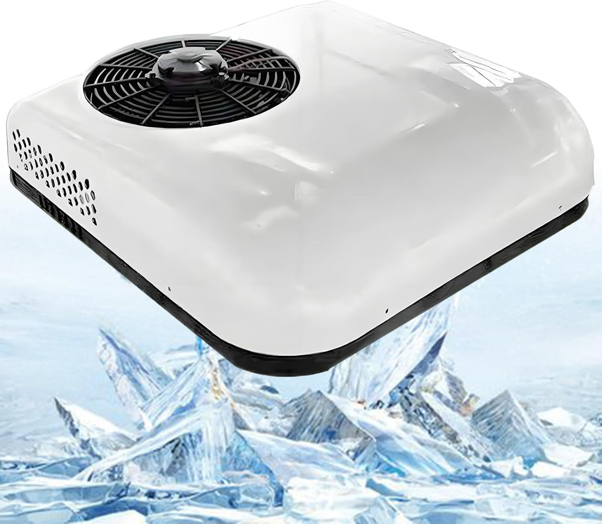 ExoticaBlend, Condizionatore, 12 V, 450 m³/h, 850 W, Bianco, telecomando, motore inverter