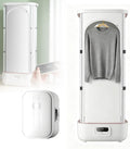 Gavscient, Stiratrici a vapore verticali, 900 W, 150 cm, 60 cm, Grigio, struttura pieghevole, illuminazione LED, telecomando, timer