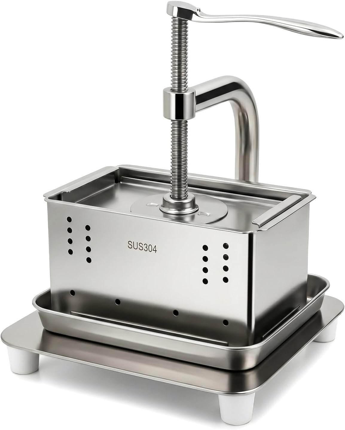 Grattugie di formaggio elettriche, 210 × 100 × 100 mm, 2 litri, Argento, acciaio inox