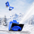 HPMCVE, Accessori per fresa da neve, 24 V, 11 Pollici, 1200 W, Nero, resistente alle intemperie, funzionamento senza fili