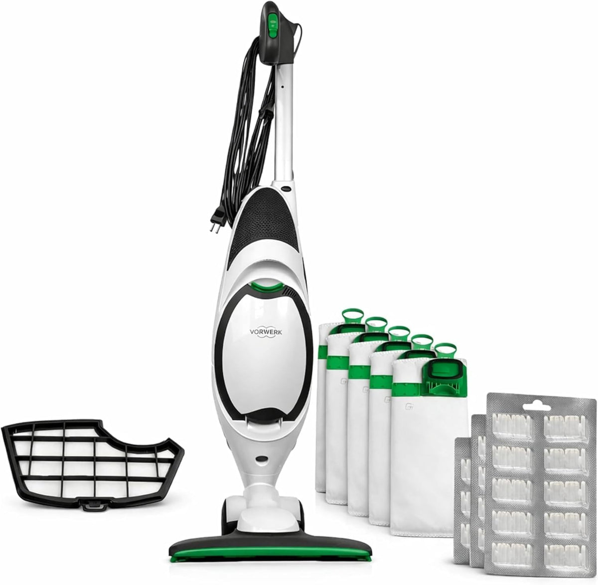 AMG Shop Online, Aspirapolvere, VK150, 60.000 giri/min, 2,5 L, 3 Kg, Nero