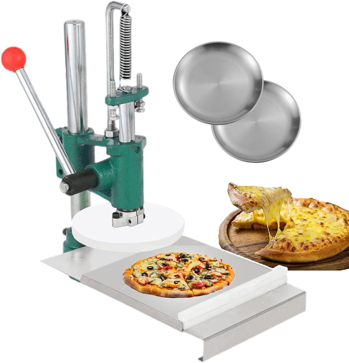 DDNGEJ, Macchine del pane, 16 cm, 6,3 pollici, 350 mm, Nero, acciaio inox