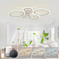 Ventilatori a torre, 80 cm, Bianco, illuminazione LED, timer
