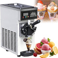 Gelatiera, 5 l, 450 W, 51X40 CM, Argento/Bianco, acciaio inox, illuminazione LED