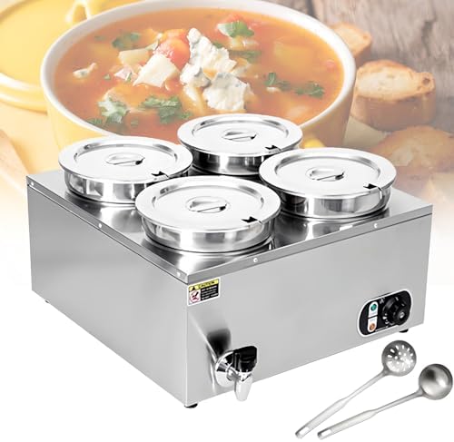 Scaldavivande, HTDRE, 535 x 275 x 320 mm, 30-85 °C, 220 V, Argento, acciaio inox
