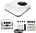 Lpoxuru, Condizionatore, 12 V, 250 x 410 mm, 850 W, Bianco, telecomando, motore inverter, funzionamento senza fili, spegnimento automatico