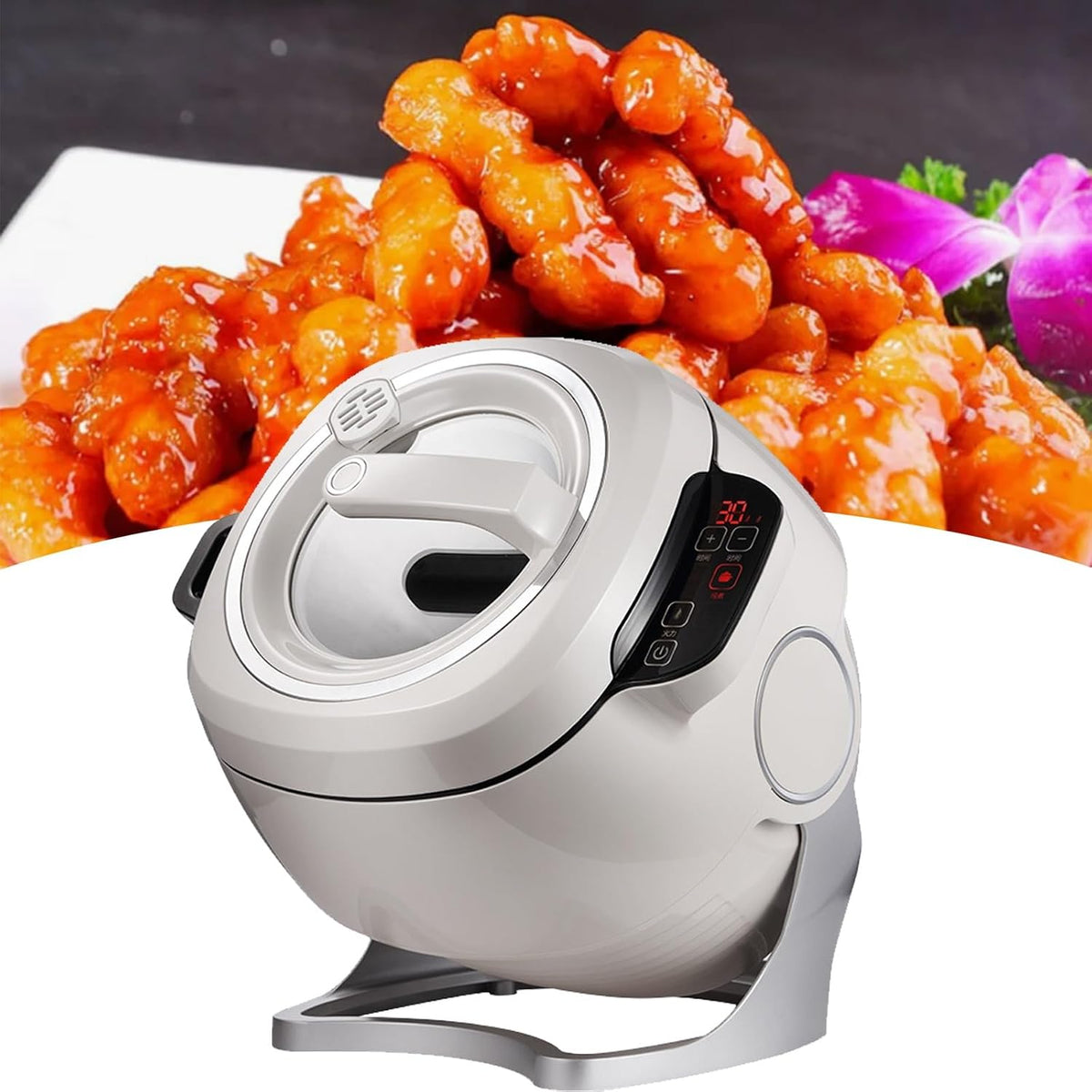 Robot da cucina, 2000 W, 6 litri, 31x37x36,5 cm, Nero