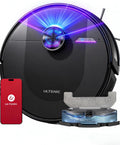 Robot aspirapolvere, Ultenic, 9,7 cm, Nero