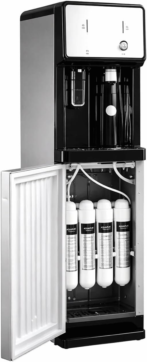 JBKNAN, Distributori e fontane d'acqua, 24 L, Bianco, acciaio inox