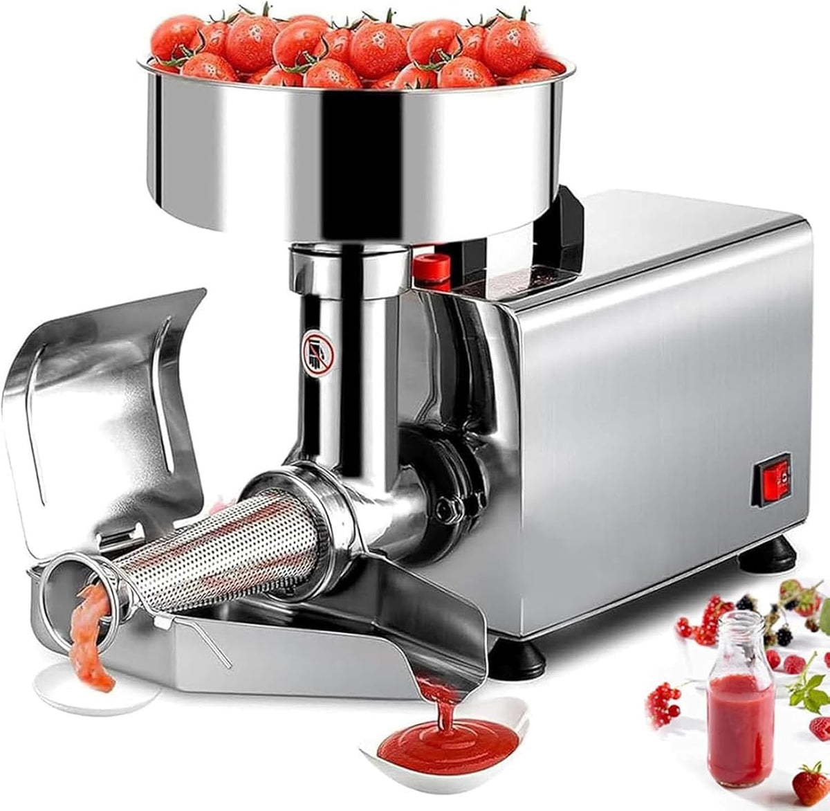 STIDEsknautic, Passaverdura, 450 W, 110 V, 214 mm, Argento, acciaio inox