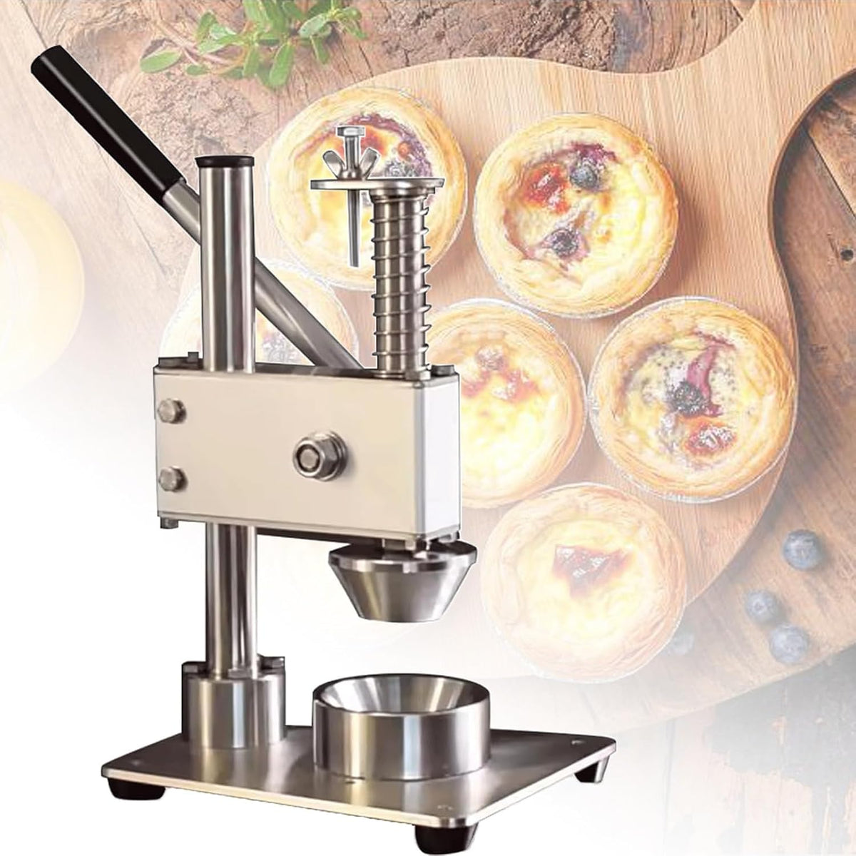 GTHTUHFD, Macchine per waffle, 21 mm, 20 mm, 3,7 kg, Nero, acciaio inox