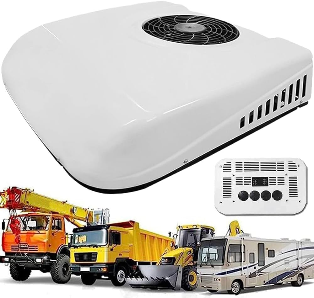 Condizionatore, BrightFootBook, 12 V, 68,5 cm, 68 cm, Bianco, telecomando