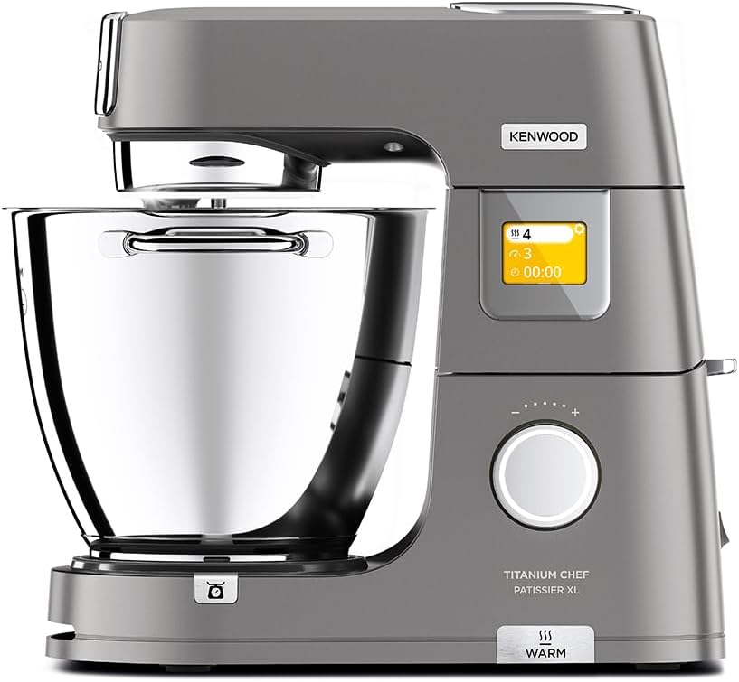 Kenwood, Impastatrice planetaria, KWL90.004.SI, 5 L, 1400 W, Nero, acciaio inox