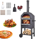 Forno per pizza, 30,5 cm, Nero/Argento, acciaio inox, vano contenitore