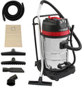 MAXBLAST, Aspirapolvere, 80 L, 5 m, 3000 W, Argento, acciaio inox